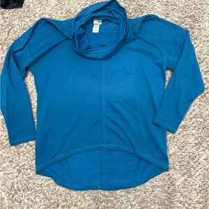 Cow neck sweatshirt pullover